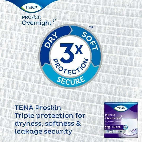 TENA ProSkin Overnight Super Protective Incontinence Underwear