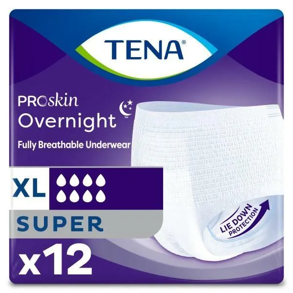 TENA ProSkin Overnight Super Protective Incontinence Underwear