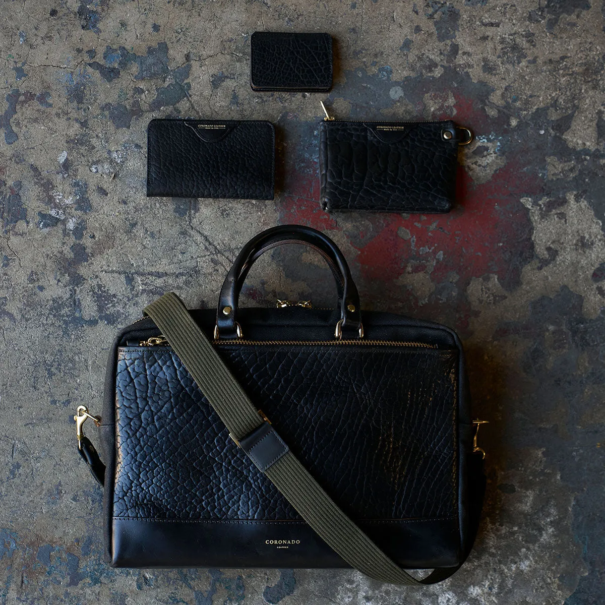 The Porter Briefcase No.215 | Bison Black