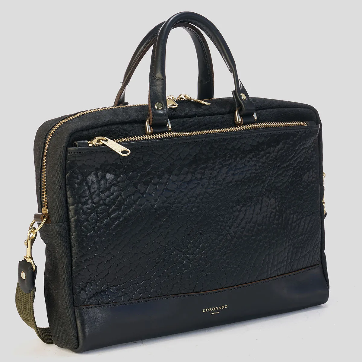 The Porter Briefcase No.215 | Bison Black