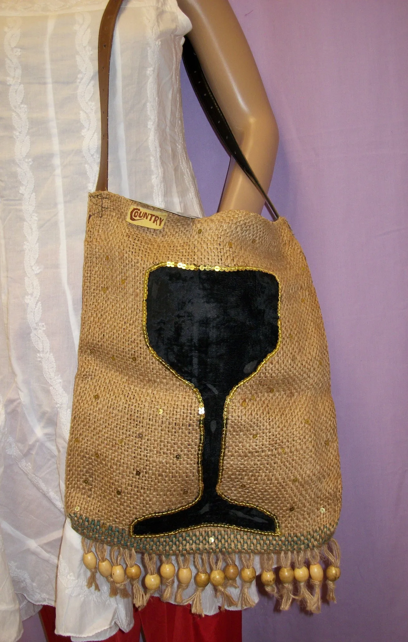 Tote Bag 146 Jute Multi Use Shoulder Bag Shieno