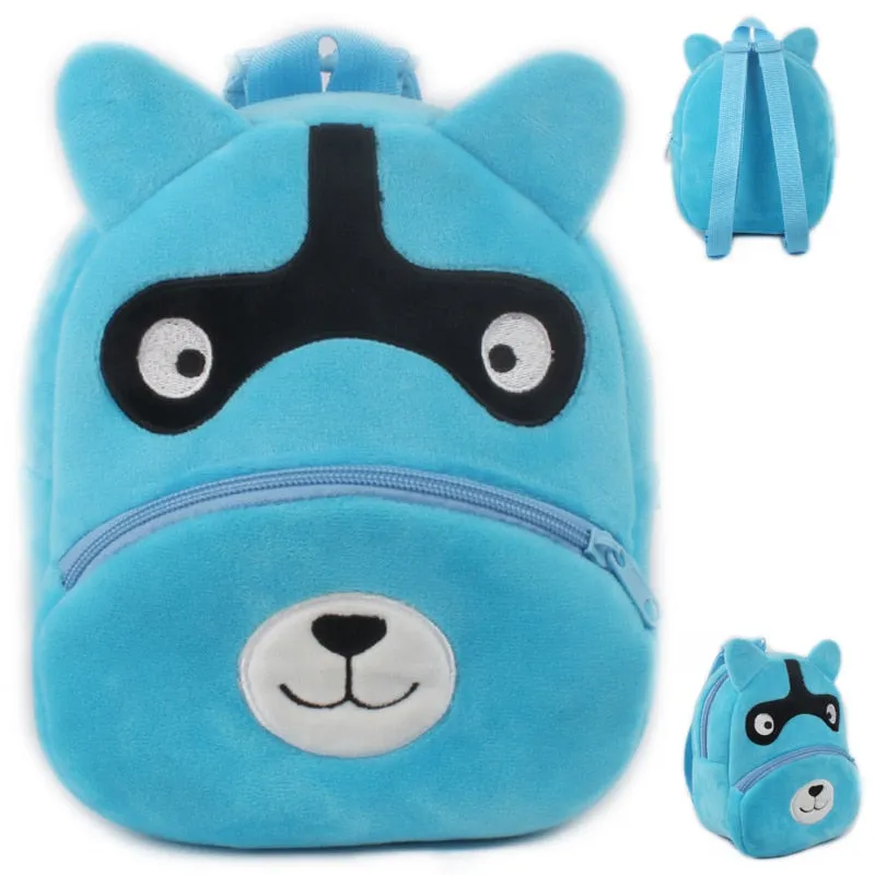 Wenkouban 3D Cartoon Plush Children Backpacks Kindergarten School Bags For Baby Boys And Girls Backpacks Cute Animal Kids Backpack Bookbag