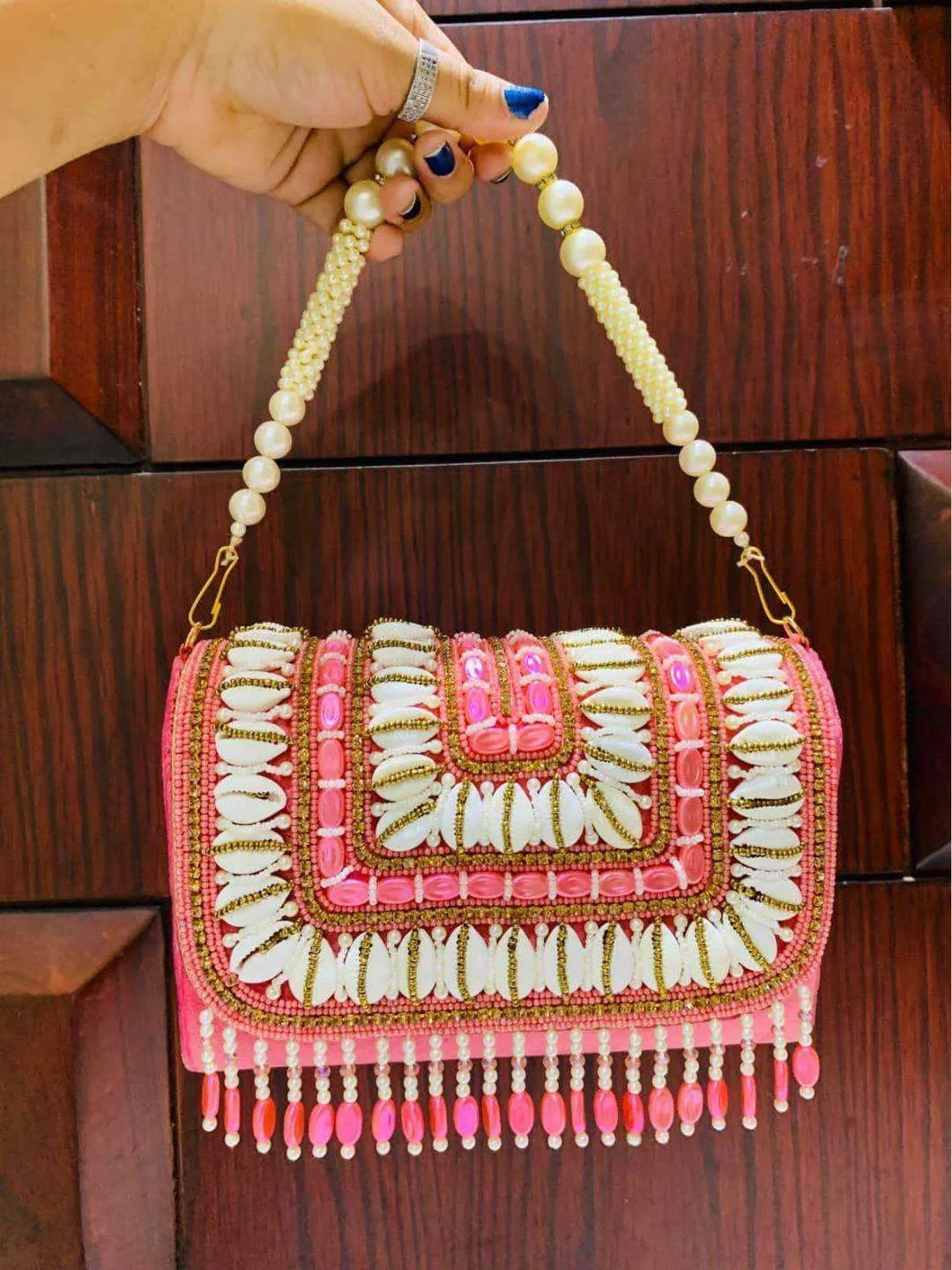 Women Jute Hand Clutch